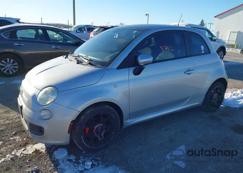 2012 Fiat 500 Sport из США, поврежденный, VIN 3C3CFFBR3CT110286